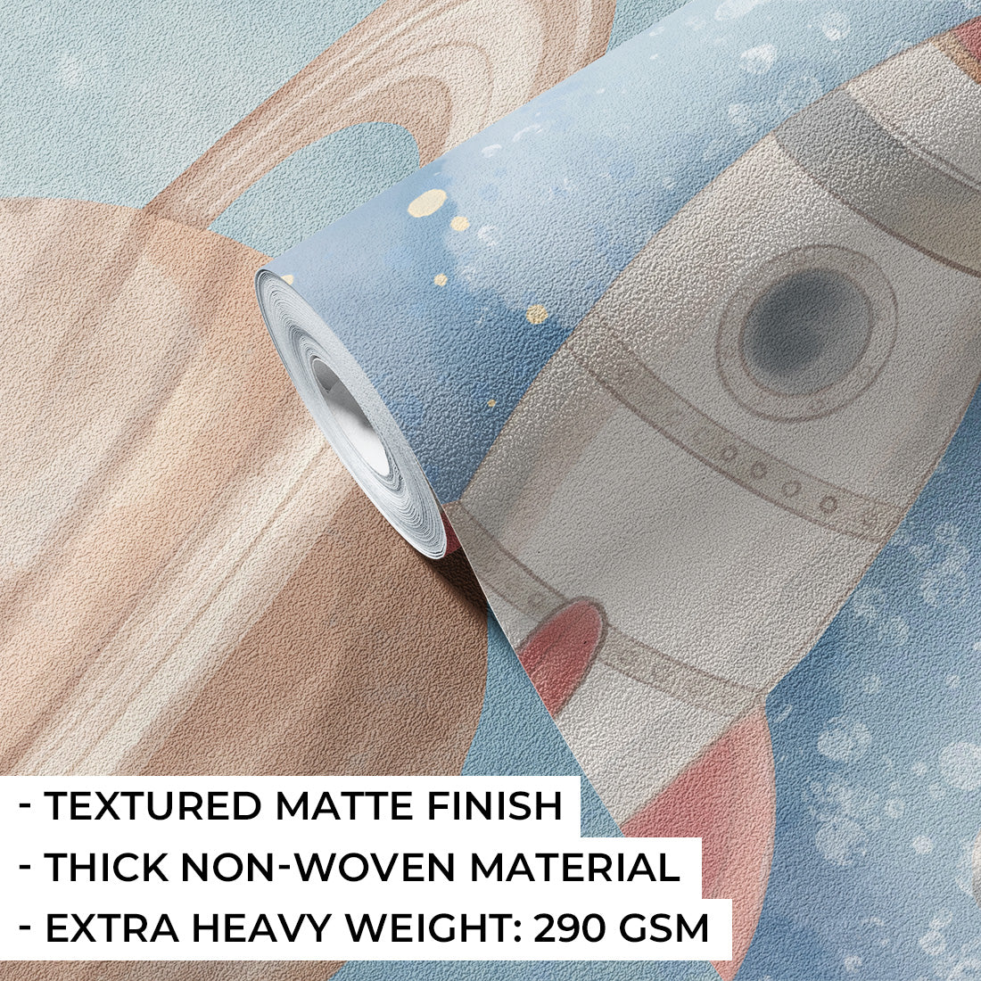 Space Wallpaper Mural – Pastelowe Love | LPM Home