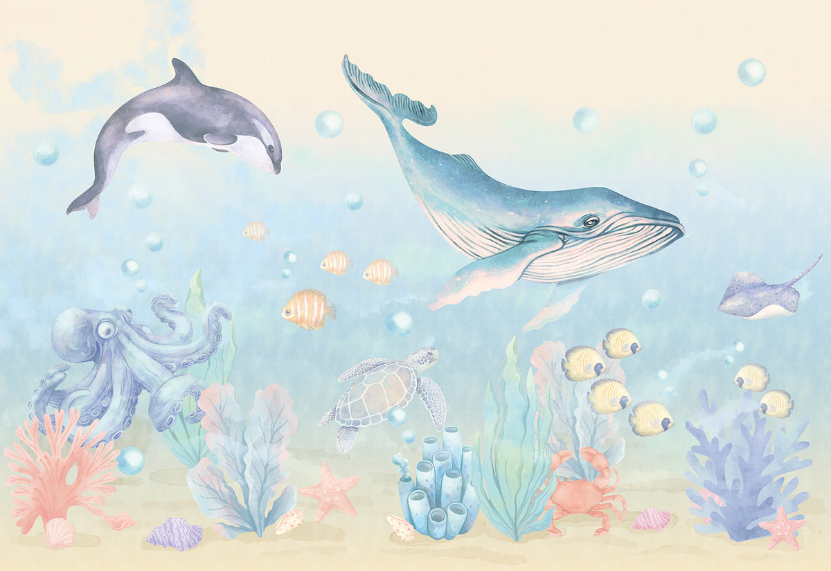 Ocean Wallpaper Mural – Pastelowe Love | LPM Home