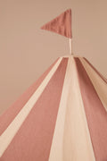 Pavilion Tent Stripe Dusty Brown - Lifestyle - LPM Home