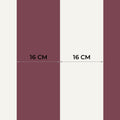Striped Wallpaper – Burgundy / Wide (16 cm) – Pastelowe Love | LPM Home