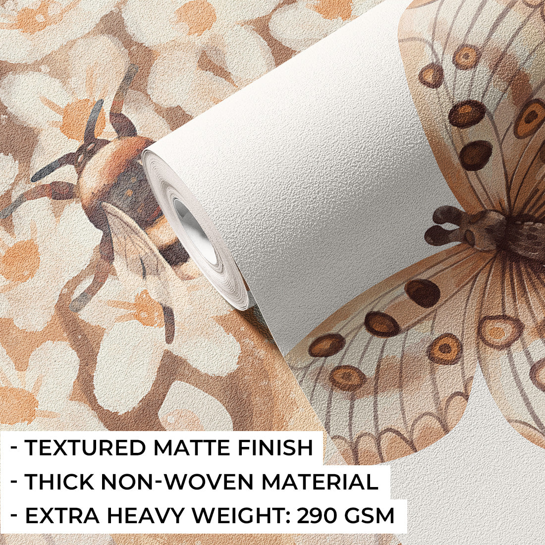 Boho Flowers Wallpaper Mural – Small – Pastelowe Love | LPM Home