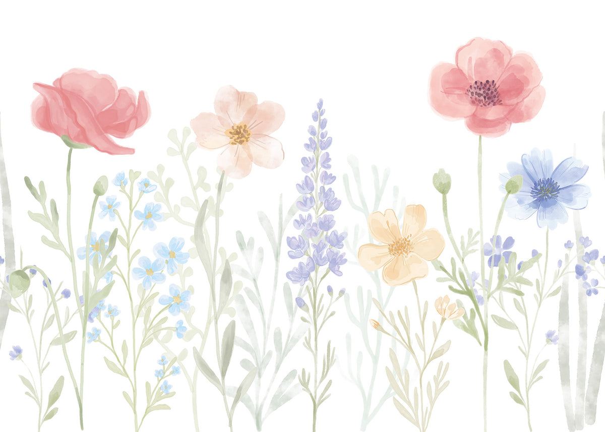 Spring Garden Wallpaper Mural – Large – Pastelowe Love | LPM Home