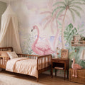 Flamingos Wallpaper Mural – Pastelowe Love | LPM Home