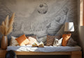 Football Wallpaper Mural – Grey & White – Pastelowe Love | LPM Home