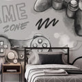 Gaming Wallpaper Mural – Grey – Pastelowe Love | LPM Home