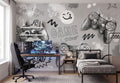 Gaming Wallpaper Mural – Grey – Pastelowe Love | LPM Home
