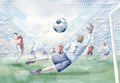 Football Wallpaper Mural – Colour – Pastelowe Love | LPM Home