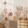 Boho Flowers Wallpaper Mural – Small – Pastelowe Love | LPM Home