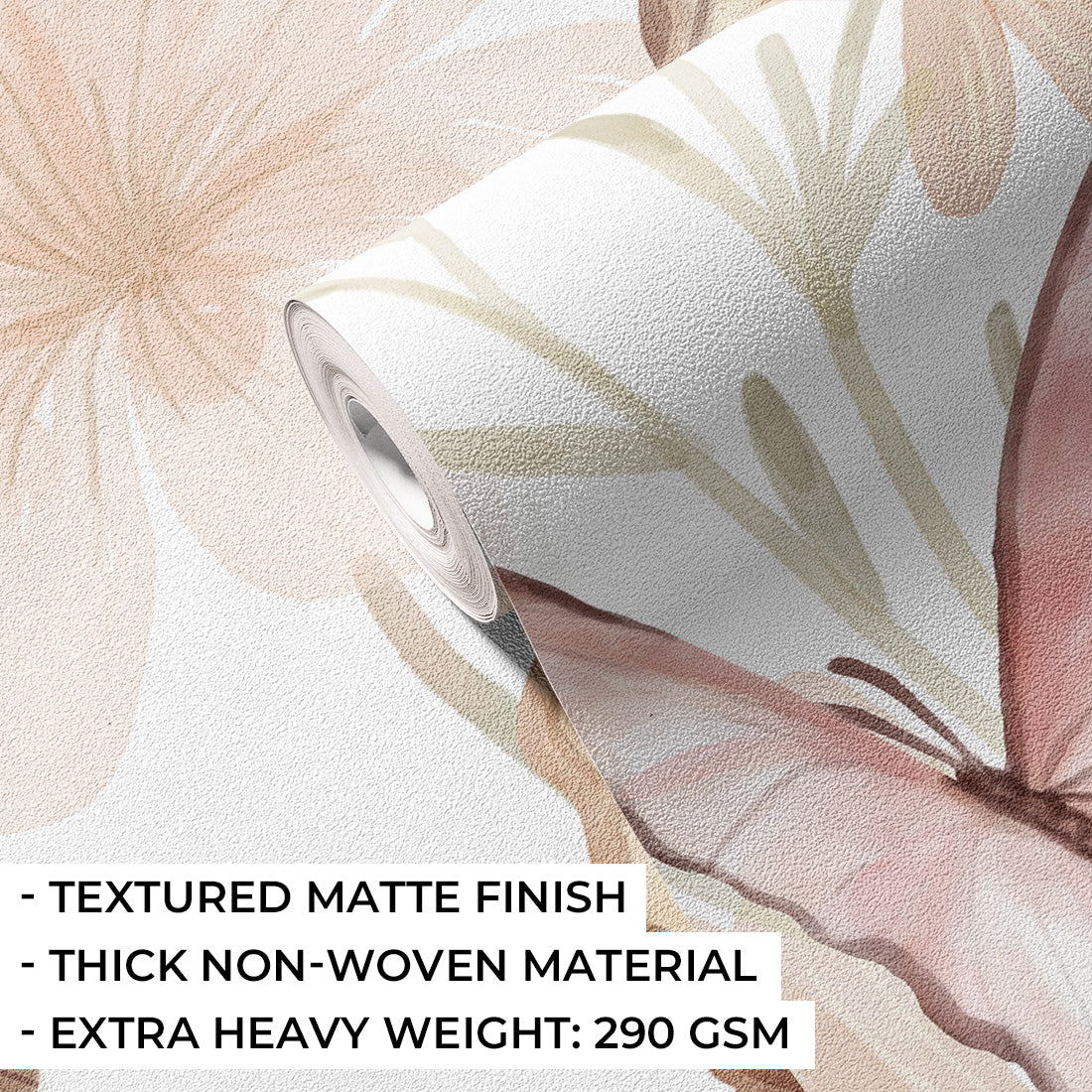 Butterflies Wallpaper Mural – Large – Pastelowe Love | LPM Home
