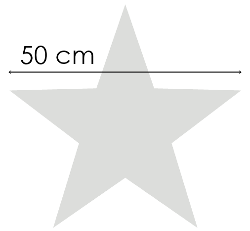 Star Pillow, Linen Natural - LPM Home