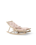 Wood Baby & Toddler Rocker, Oak/Rose - Le Petit Marché Home Furniture