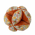 Rattle Ball Venke, Orange, Cotton - Le Petit Marché Home Furniture
