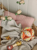 Rattle Ball Venke, Orange, Cotton - Le Petit Marché Home Furniture