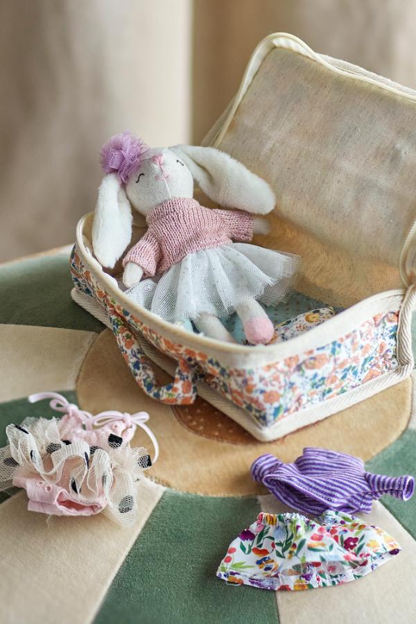 Doll Rabbit Milly, Multi, Polyester | LPM Home | Le Petit Marche Home Furniture