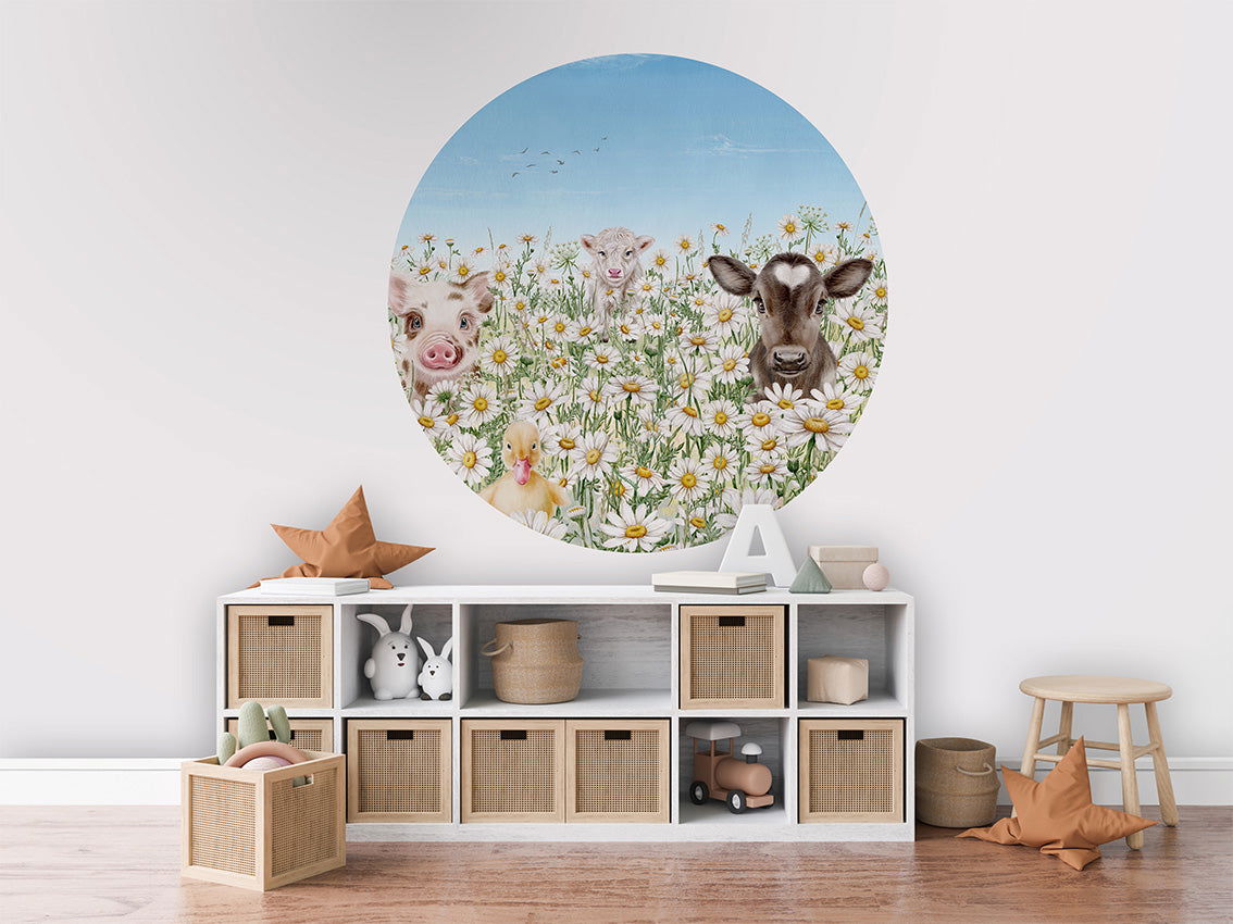 Farm Animals - Circle - Le Petit Marché Home Furniture -  -  - 
