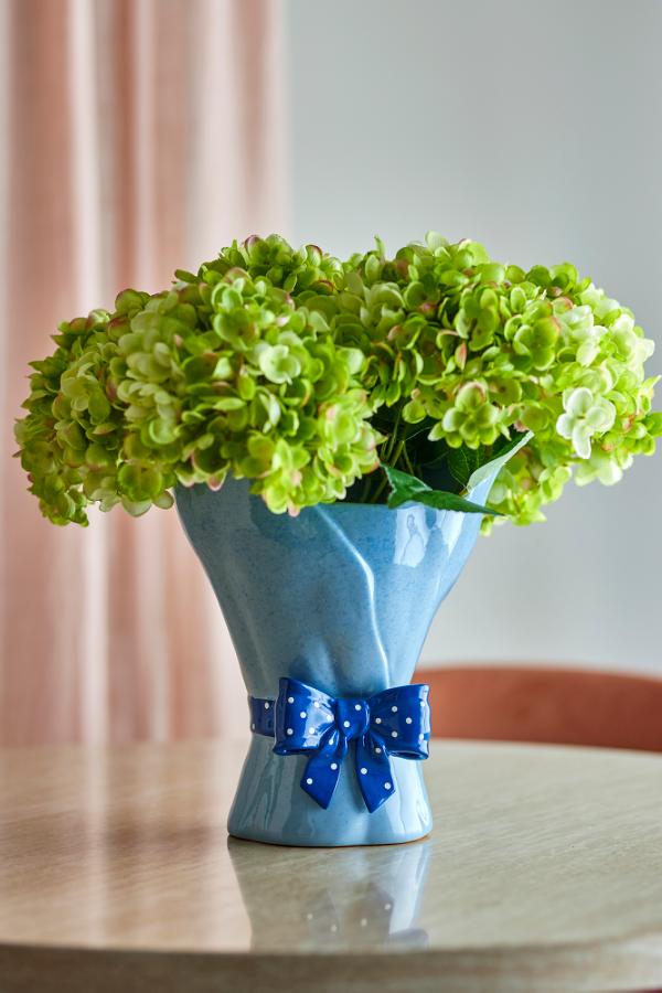 Vase Belivia, Blue, Stoneware - LPM Home
