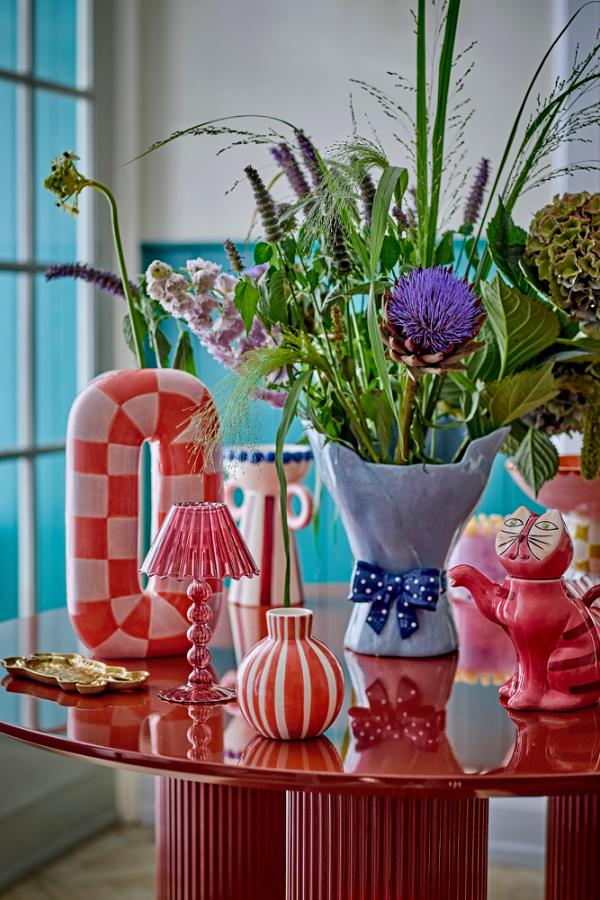Vase Belivia, Blue, Stoneware - LPM Home