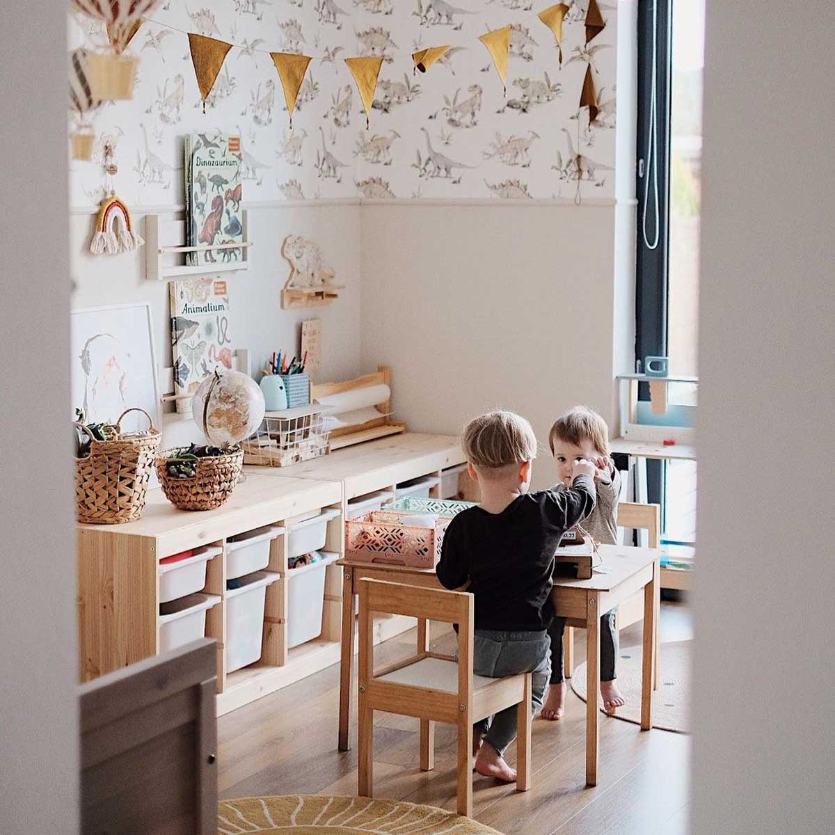 Wallpaper - Happy Dinos - Le Petit Marché Home Furniture