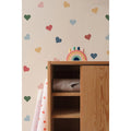 Wallpaper - Hearts in all Colours - Le Petit Marché Home Furniture