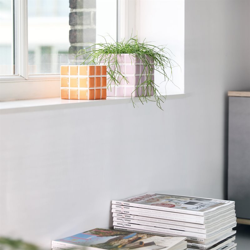 Planter Tile, Peach - Le Petit Marché Home Furniture