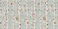Birch and Owls - Blue - Le Petit Marché Home Furniture