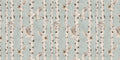 Birch and Owls - Blue - Le Petit Marché Home Furniture