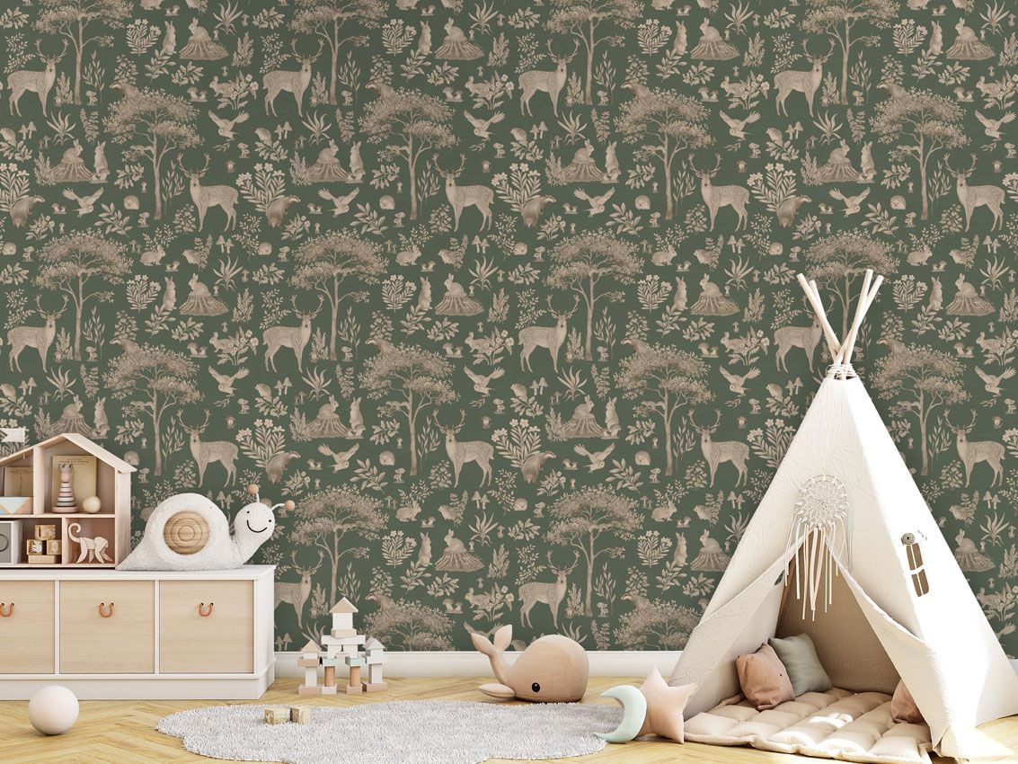 Fantastic Forest - Vintage Green - Le Petit Marché Home Furniture