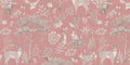 Fantastic Forest - Vintage Pink - Le Petit Marché Home Furniture
