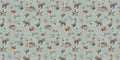 Forest Gathering - Blue - Le Petit Marché Home Furniture