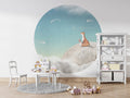 Fox on the Moon - Green - Circle - Le Petit Marché Home Furniture -  -  - 