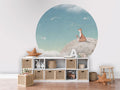 Fox on the Moon - Green - Circle - Le Petit Marché Home Furniture