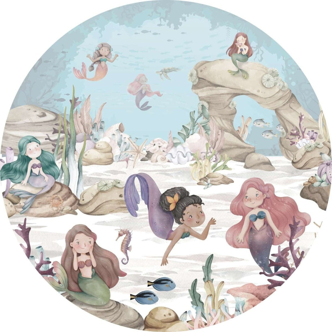 Wallpaper - Mermaid Miracles - Circle (Pre - Order) - LPM Home