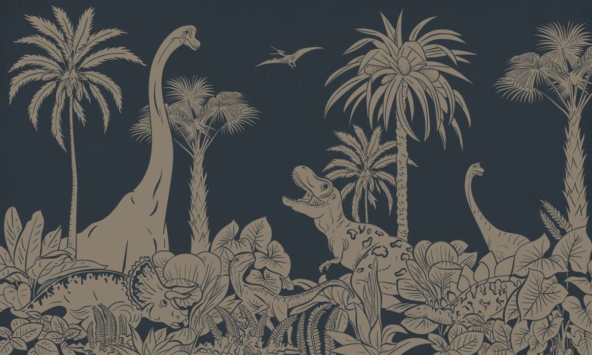 Monochrome Dino - Blue Vintage - Le Petit Marché Home Furniture
