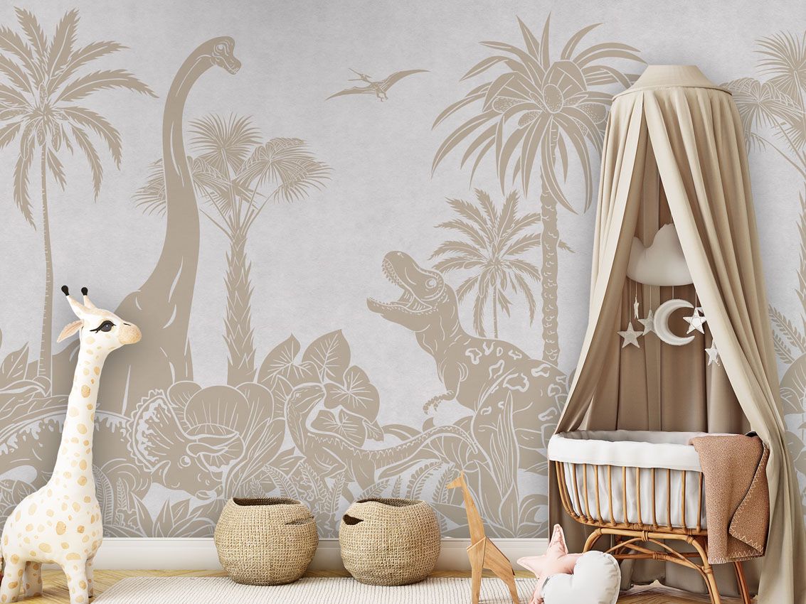 Monochrome Dino - White Vintage - Le Petit Marché Home Furniture