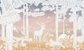 Monochrome Forest - Pink Sky - Le Petit Marché Home Furniture