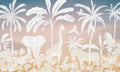 Monochrome Jungle - Pink Sky - Le Petit Marché Home Furniture