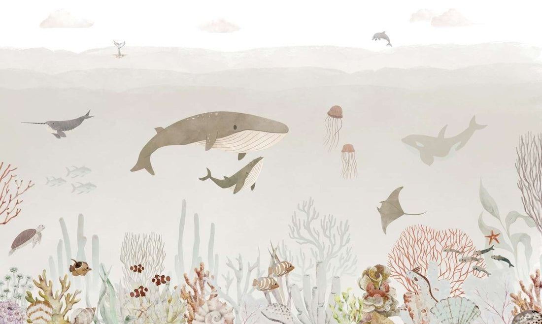 Wallpaper - Sensational Sea - Brown (Pre - Order) - LPM Home