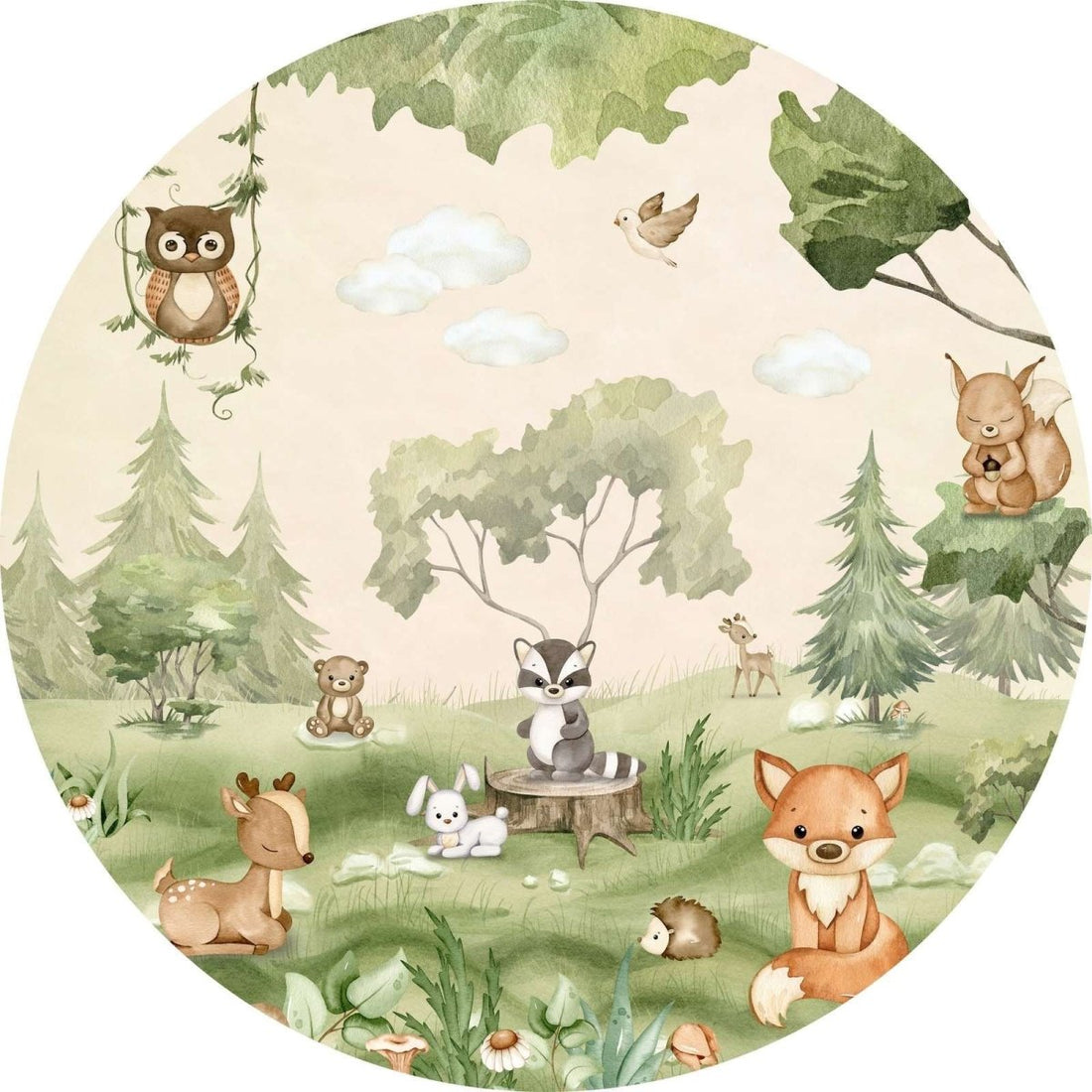 Wallpaper - Woodland Joy - Circle (Pre - Order) - LPM Home