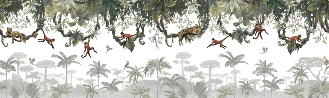 Wallpaper - Cheeky Monkeys - Panorama (Pre - Order) - LPM Home