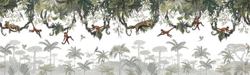Wallpaper - Cheeky Monkeys - Panorama (Pre - Order) - LPM Home