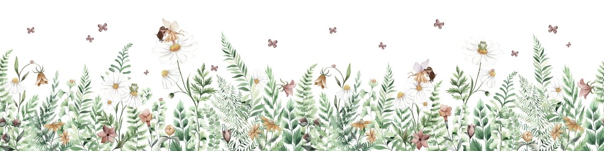 Wallpaper - Fairy Garden - Panorama (Pre - Order) - LPM Home