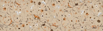 Wallpaper - Playful Forest - Beige - Panorama (Pre - Order) - LPM Home