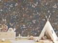 Wallpaper - Playful Robins - Vintage - Blue (Pre - Order) - LPM Home