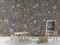 Wallpaper - Playful Robins - Vintage - Blue (Pre - Order) - LPM Home