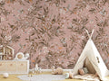 Wallpaper - Playful Robins - Vintage - Pink (Pre - Order) - LPM Home