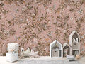 Wallpaper - Playful Robins - Vintage - Pink (Pre - Order) - LPM Home
