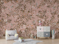 Wallpaper - Playful Robins - Vintage - Pink (Pre - Order) - LPM Home