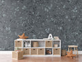 Wallpaper - Playful Robins - Monochrome - Blue (Pre - Order) - LPM Home