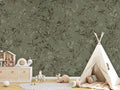 Wallpaper - Playful Robins - Monochrome - Green (Pre - Order) - LPM Home