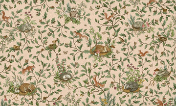 Wallpaper - Playful Woods - Beige (Pre - Order) - LPM Home